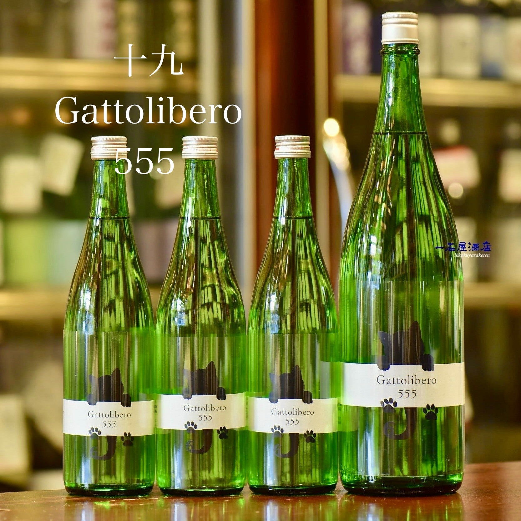 長野のお酒 十九 Gattolibero6 555 黒猫 | 日本酒と焼酎 横浜一石屋酒店